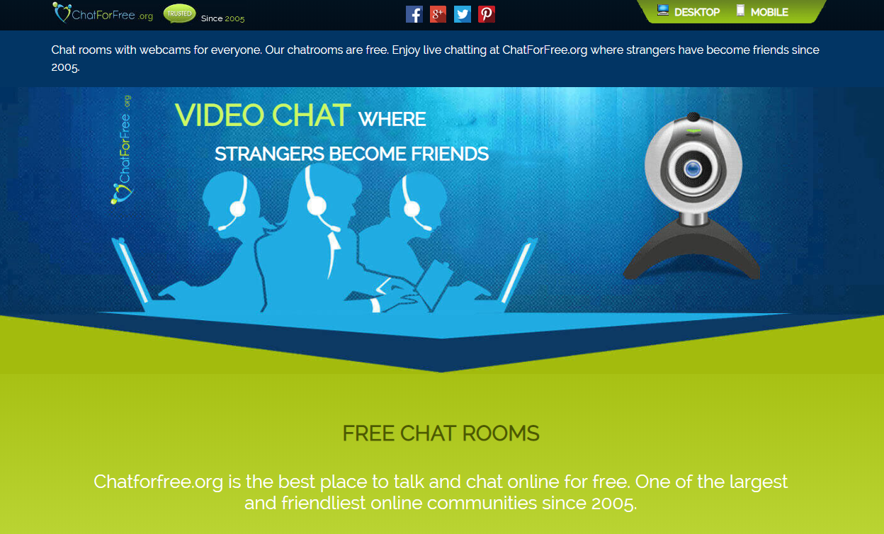 Top 11 Free online video chat rooms: 100% Free to Chat with Strangers  Randomly - PhreeSite.com